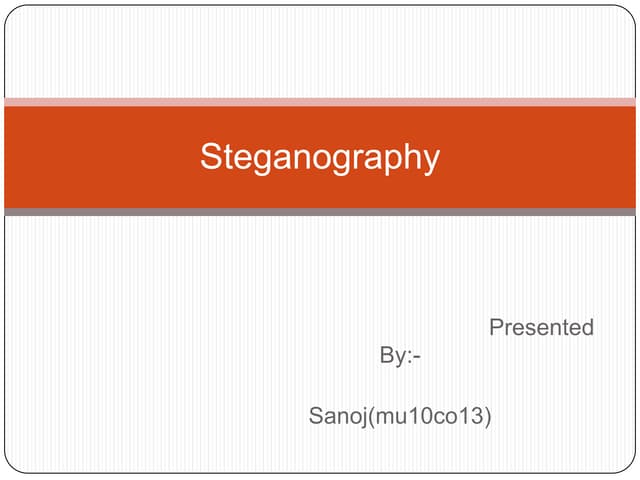 Steganography basic