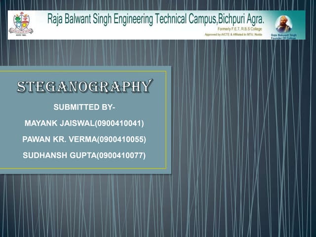 About Steganography