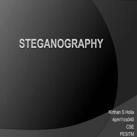 Steganography