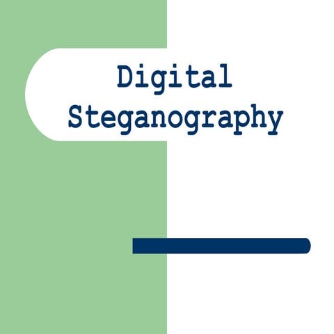 Steganography
