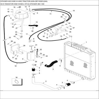Steiger 430 CASE IH 4WD Tractor par...