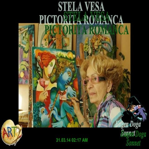 Stela Vesa, o pictoriță româncă de excepție