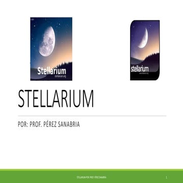 Stellarium Software Astronómico Presentación