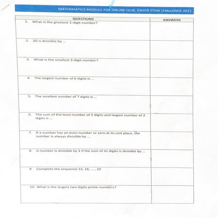 STEM Maths practice | PDF