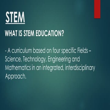 What is STEM education and how can we solve the problems in STEM