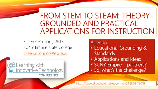STEM / STEAM - integrating into a master's program 