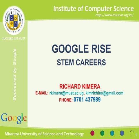 Science, Technology, Engineering and Mathematics (STEM) careers 
