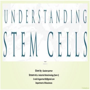 Stem cells