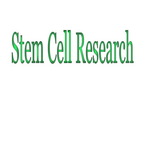 Stemcell Researchthatisnotwaffles