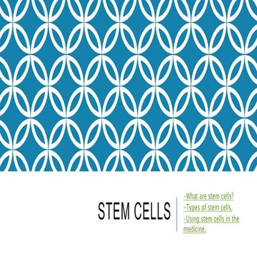 Stem cells