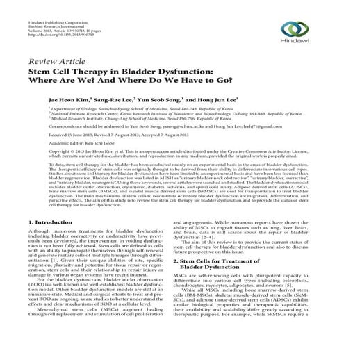 Tissue engineering applications in urology | PPTX