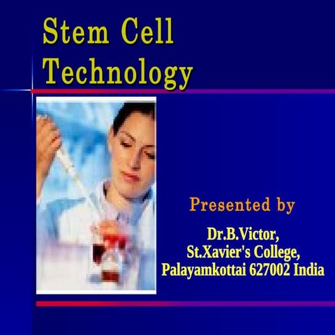 Stem Cell Technology