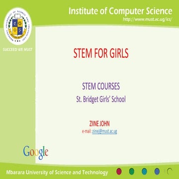 Science, Technology, Engineering and Mathematics (STEM) Courses