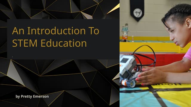 An introduction to stem integrated education .pptx
