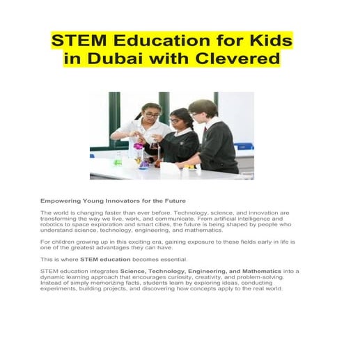 Comprehensive Guide to Online Coding Classes for Kids in Dubai (2026) | PDF