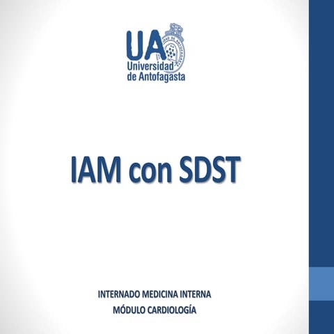 Infarto agudo miocardio con supradesnivel ST (STEMI)  ESC Guidelines 2012