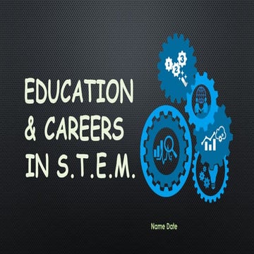 Simple Presentation for Introducing Students to STEM | PPTX