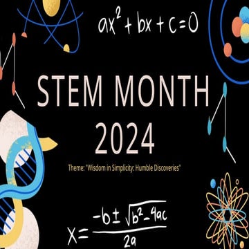 STEM MONTH GAME MECHANICS 2024 WITH POWE
