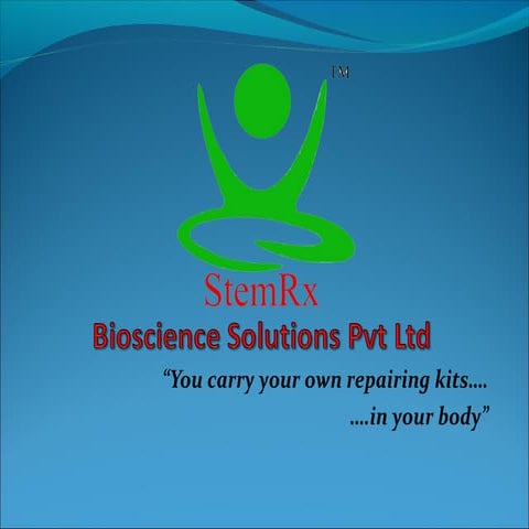 Stem Cells and their Therapeutic applications | PPT