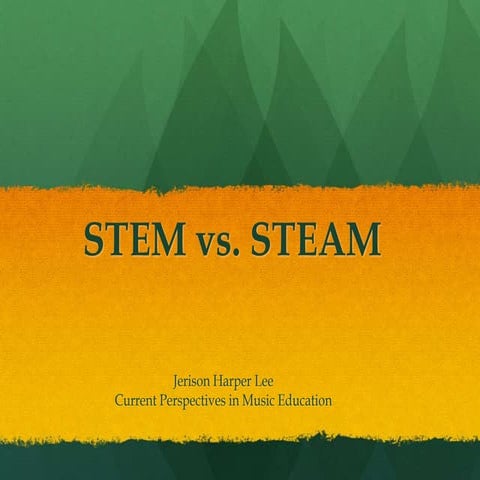 STEM vs. STEAM