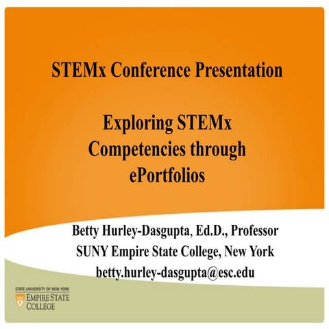  STEMx conference presentation