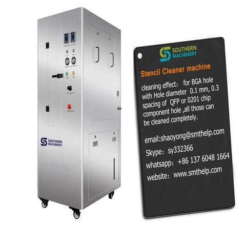 Stencil cleaner machine