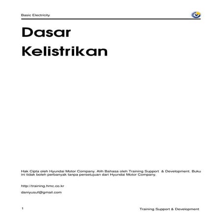 Step 1-electrical basic electricity