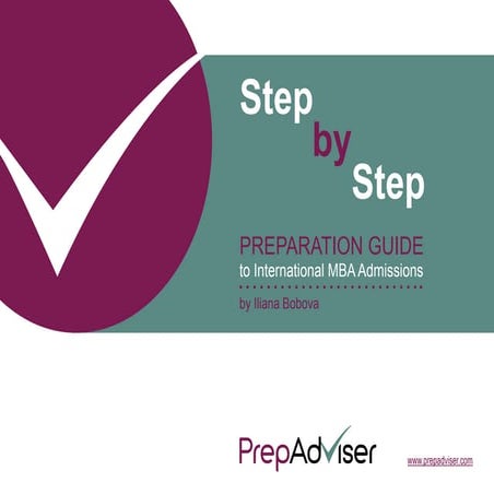 Preparation Guide to International MBA Admissions