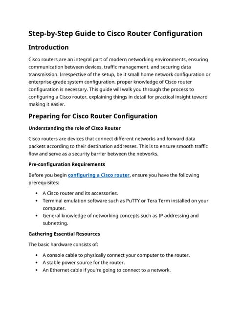 Cisco Router and Switch Security Hardening Guide | PDF