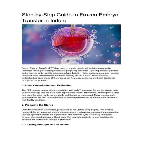 Step-by-Step Guide to Frozen Embryo Transfer in Indore.pdf
