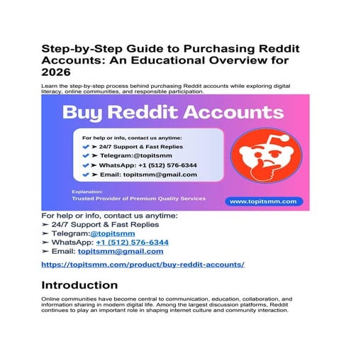 A Step-by-Step Guide to Purchasing Reddit Accounts Safely ....pdf