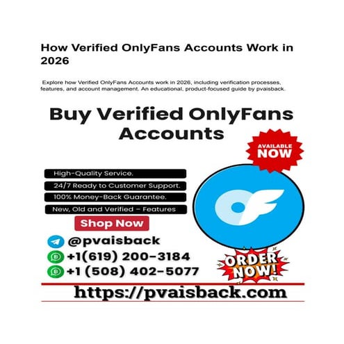 Mastering Verified OnlyFans Accounts Verification_ A Practical Guide.pdf