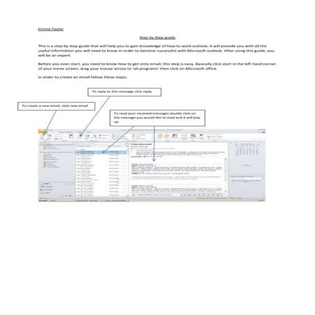 Step by-step how to send an email and an auto reply