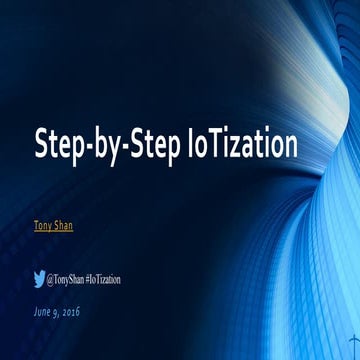 Step-by-step IoTization