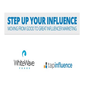 Step Up Your Influence