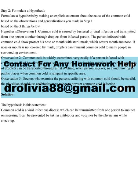 Step 2 Formulate A Hypothesisformulate A Hypothesis By Making An Pdf Step 2 Formulate A Hypothesisformulate A Hypothesis By Making An Pdf