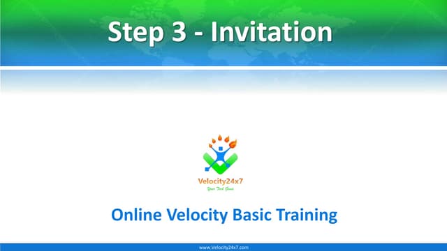 Velocity Business Basic Step 3 - In...