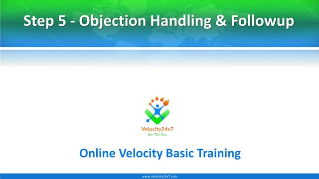 Velocity Business Basic Step 5 - Ob...