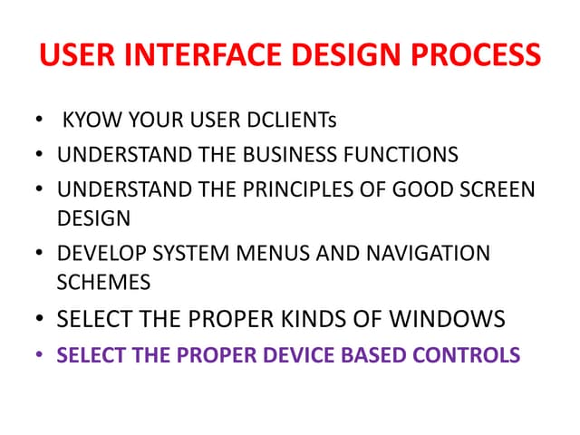SELECT THE PROPER DEVICE BASED CONTROLS