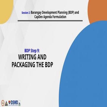 Step 9_Writing_Packagzzzing the BDP.pptx
