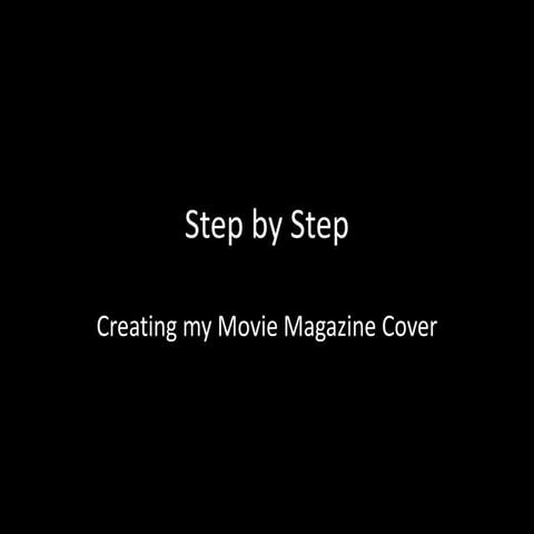 Process of Magazine Making | PPTX