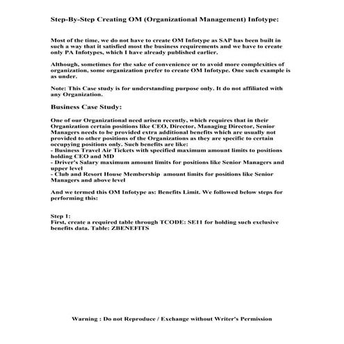 Step by step_create_om_infotype