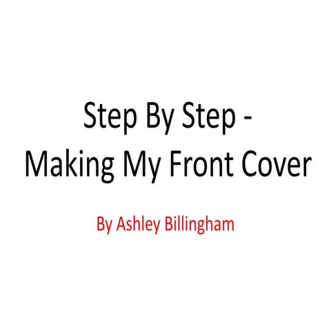 Step By Step Front Cover 