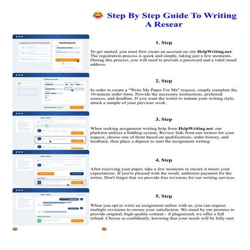 Step By Step Guide To Writing A Resear