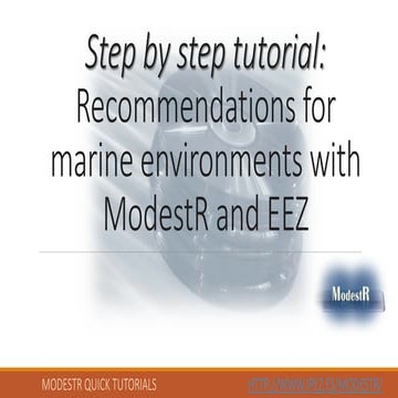 12.- Recommendations for marine environments and Economic Exclusive Zones (Ve...