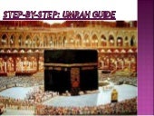 Step‐by‐step umrah guide