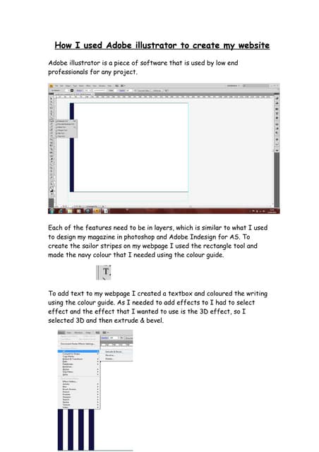 Step By Step Webpage Guide