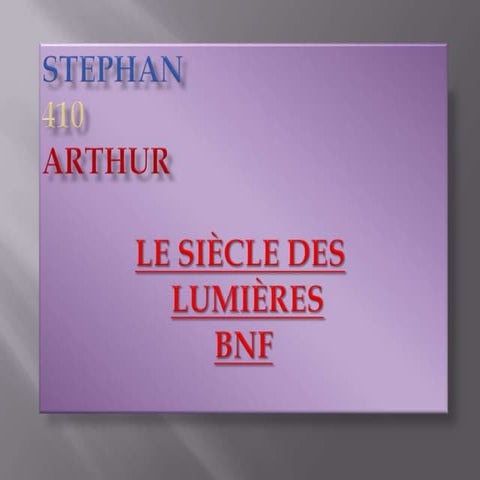 Stephan  arthur