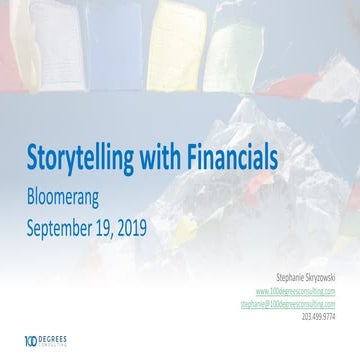 Nonprofit Storytelling With Financials