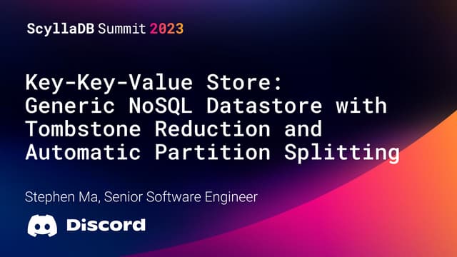 Key-Key-Value Store: Generic NoSQL Datastore with Tombstone Reduction and Aut...